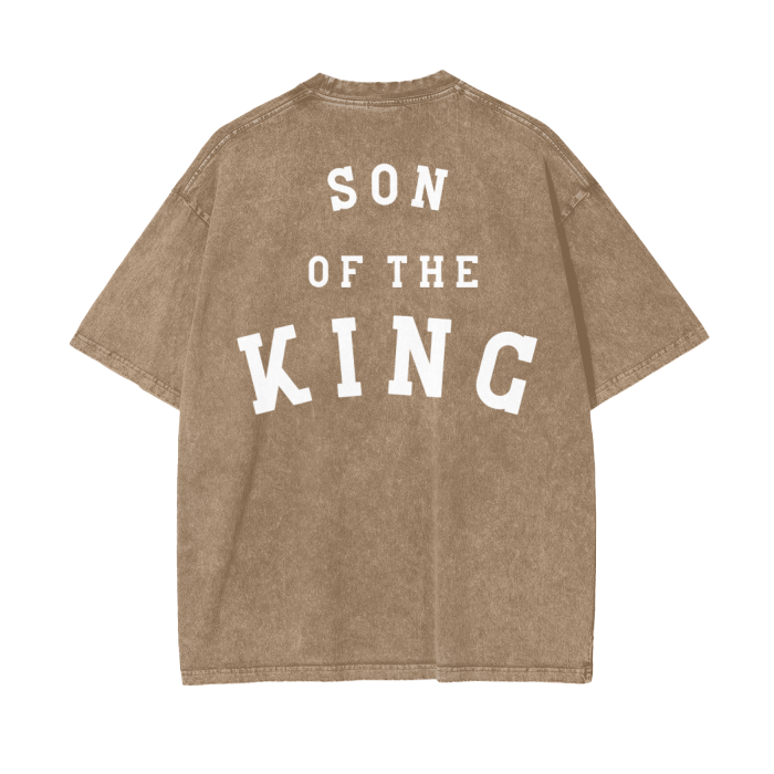 "SON OF THE KING" Stone-Washed Premium Tee